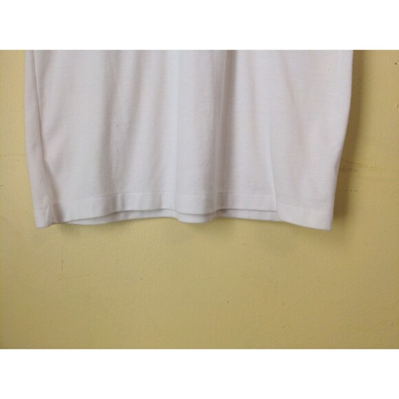 Vintage 1980's Hawaii Rainbow Warriors White Polo Shirt Thin Soft Men's Large - Picture 6 of 9